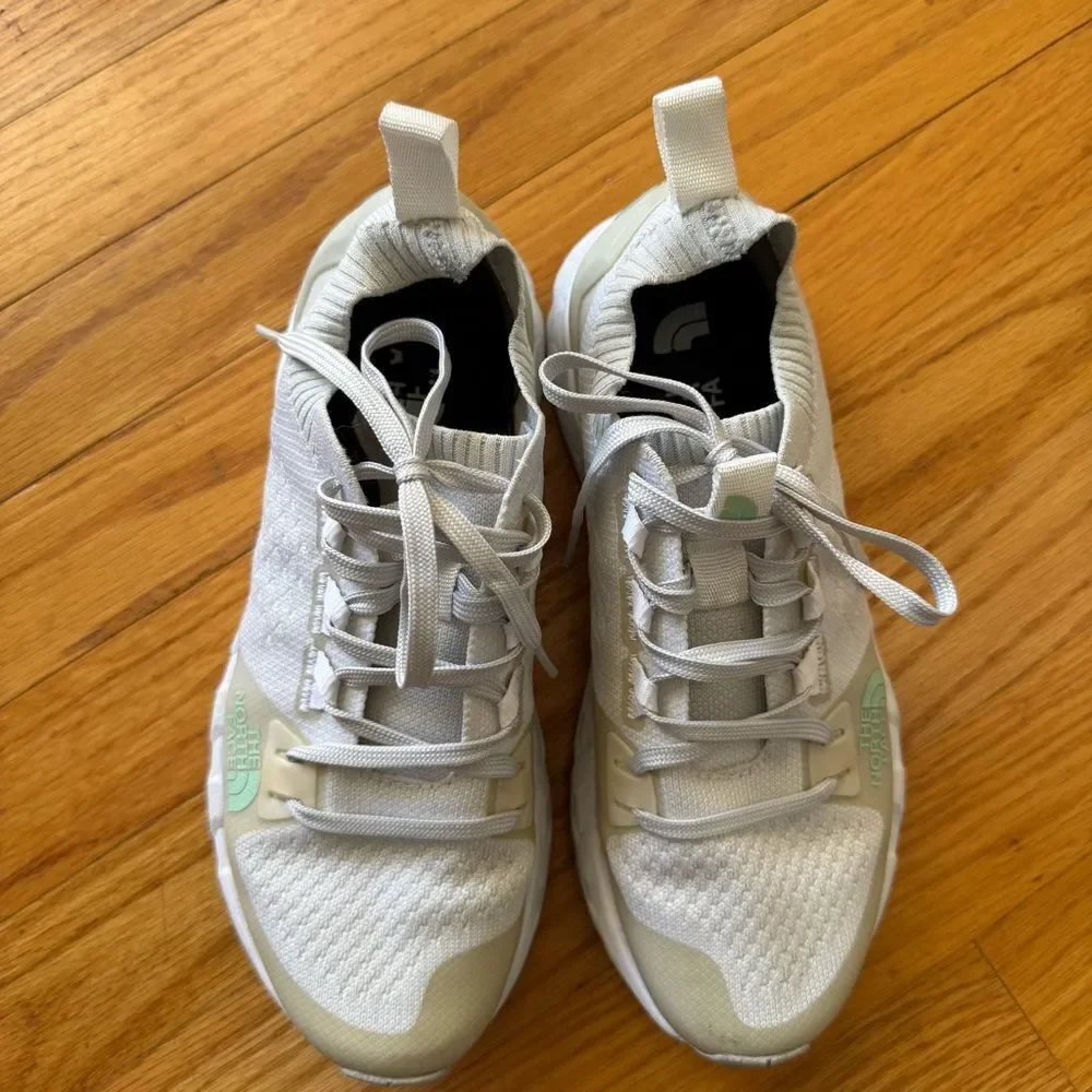 The North Face Athletic Shoes in White and Green